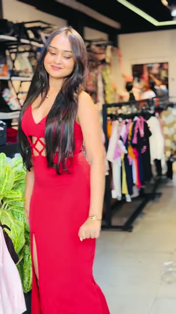 Front Cross Long Dress