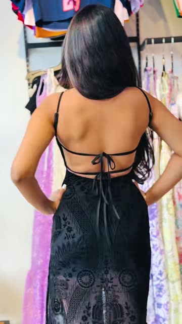 Stripe Lace Dress